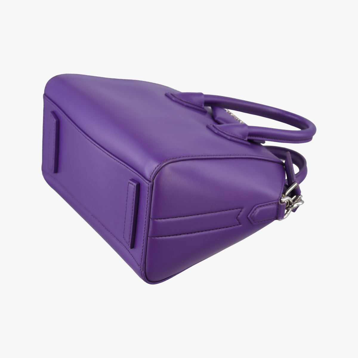 Pre-owned Givenchy Antigona Purple Leather  shoulderbag | stylenewstar