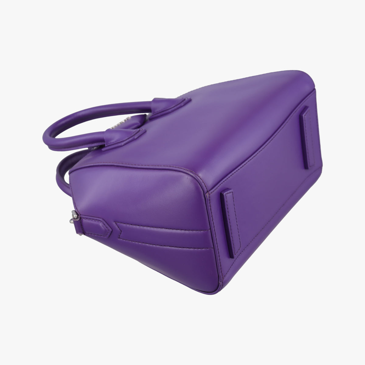 Pre-owned Givenchy Antigona Purple Leather  shoulderbag | stylenewstar