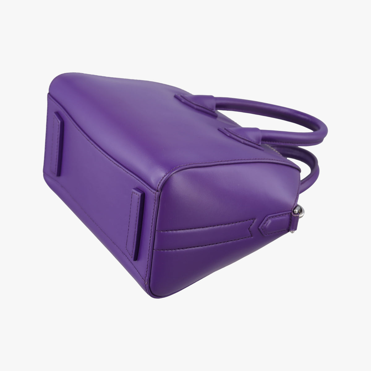 Pre-owned Givenchy Antigona Purple Leather  shoulderbag | stylenewstar