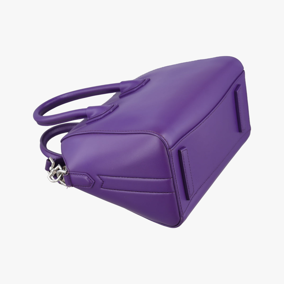 Pre-owned Givenchy Antigona Purple Leather  shoulderbag | stylenewstar