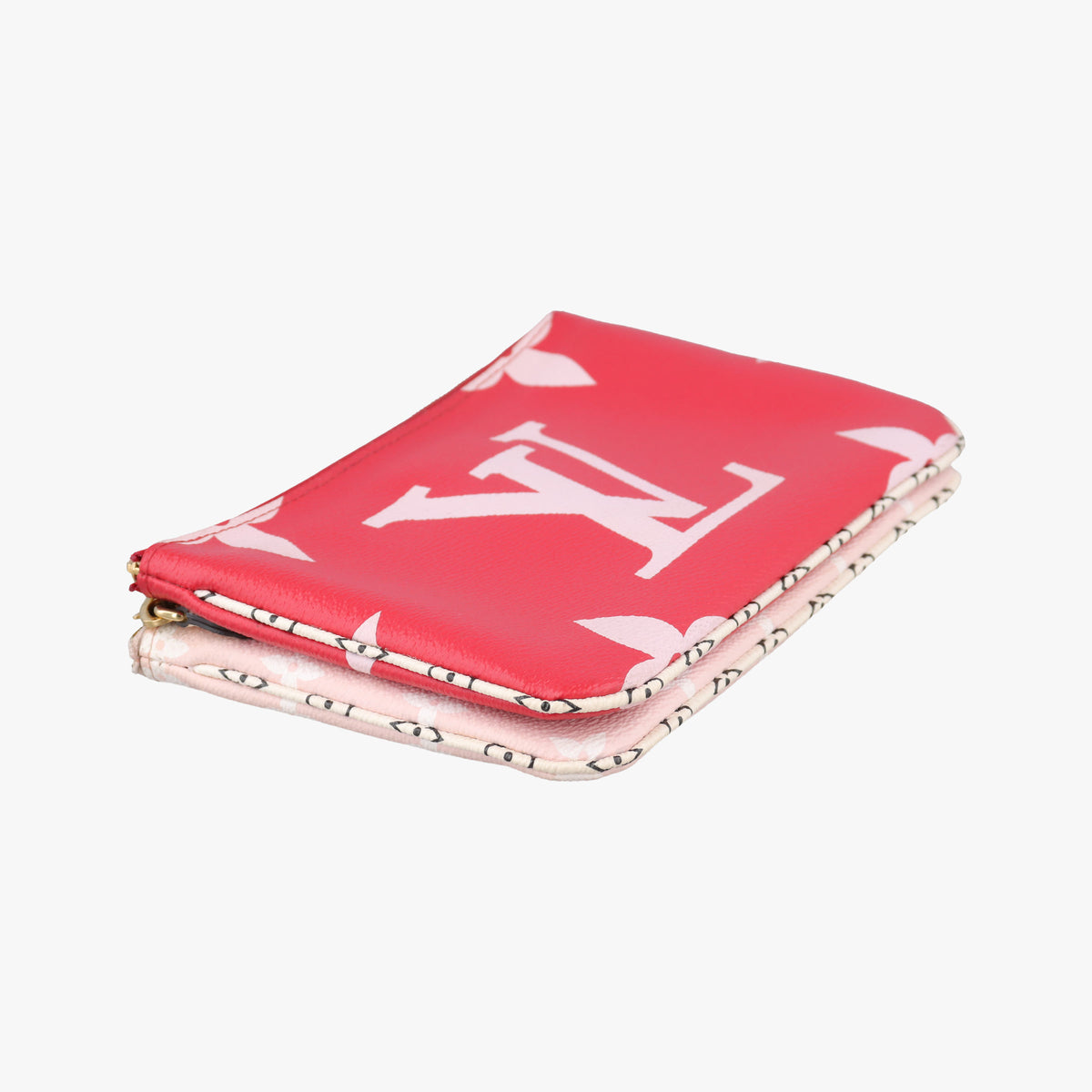 Secondhand Louis Vuitton Pochette Double Zip ROUGE Monogram Giant M67561 shoulderbag | stylenewstar