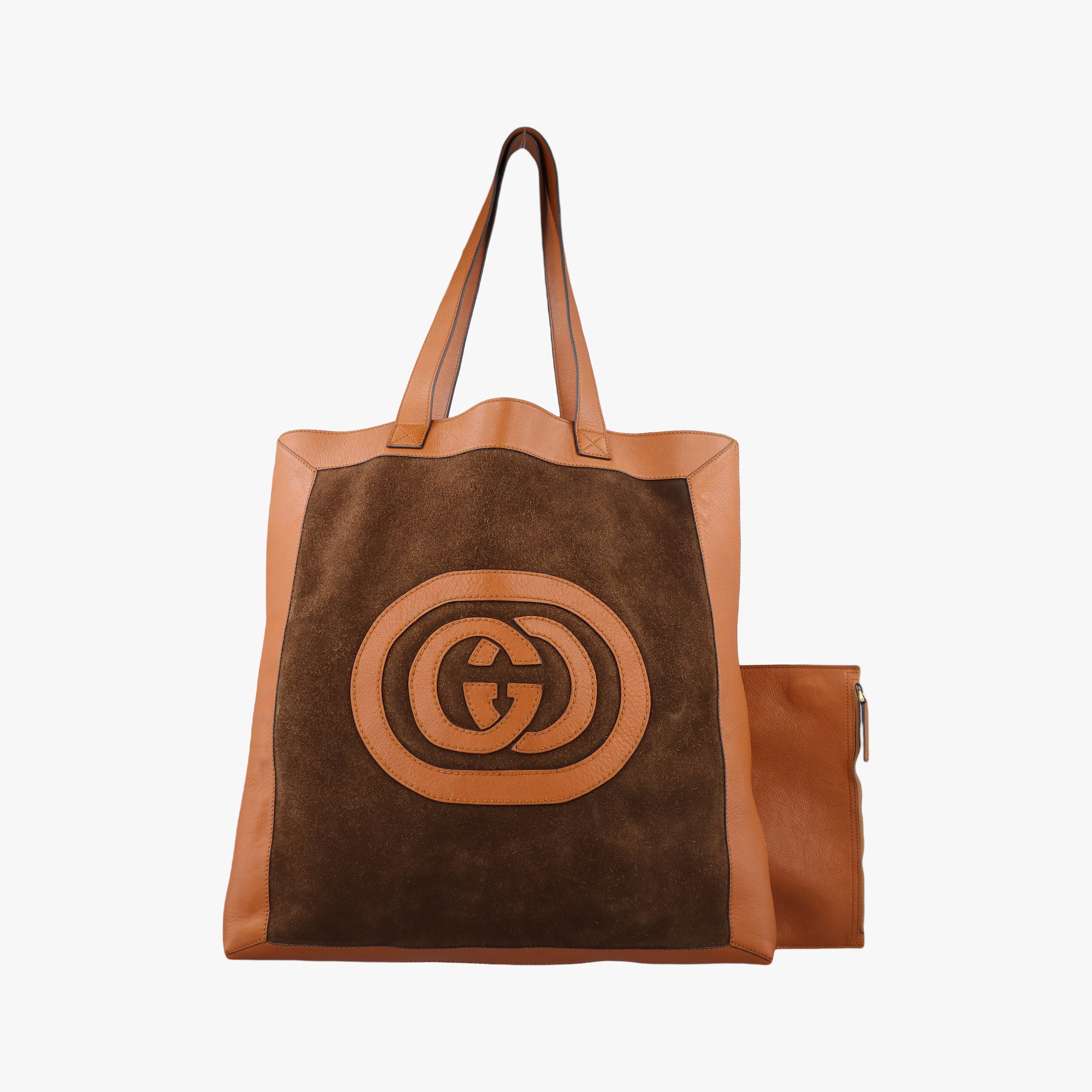 Vintage Gucci Ophidia Tote Brown Suede x Leather 519335 shoulderbag | stylenewstar