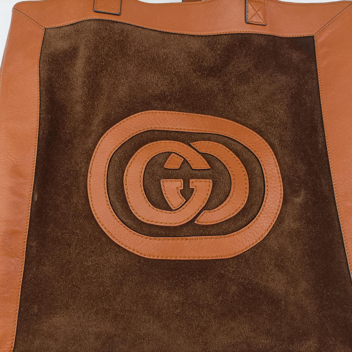 Vintage Gucci Ophidia Tote Brown Suede x Leather 519335 shoulderbag | stylenewstar
