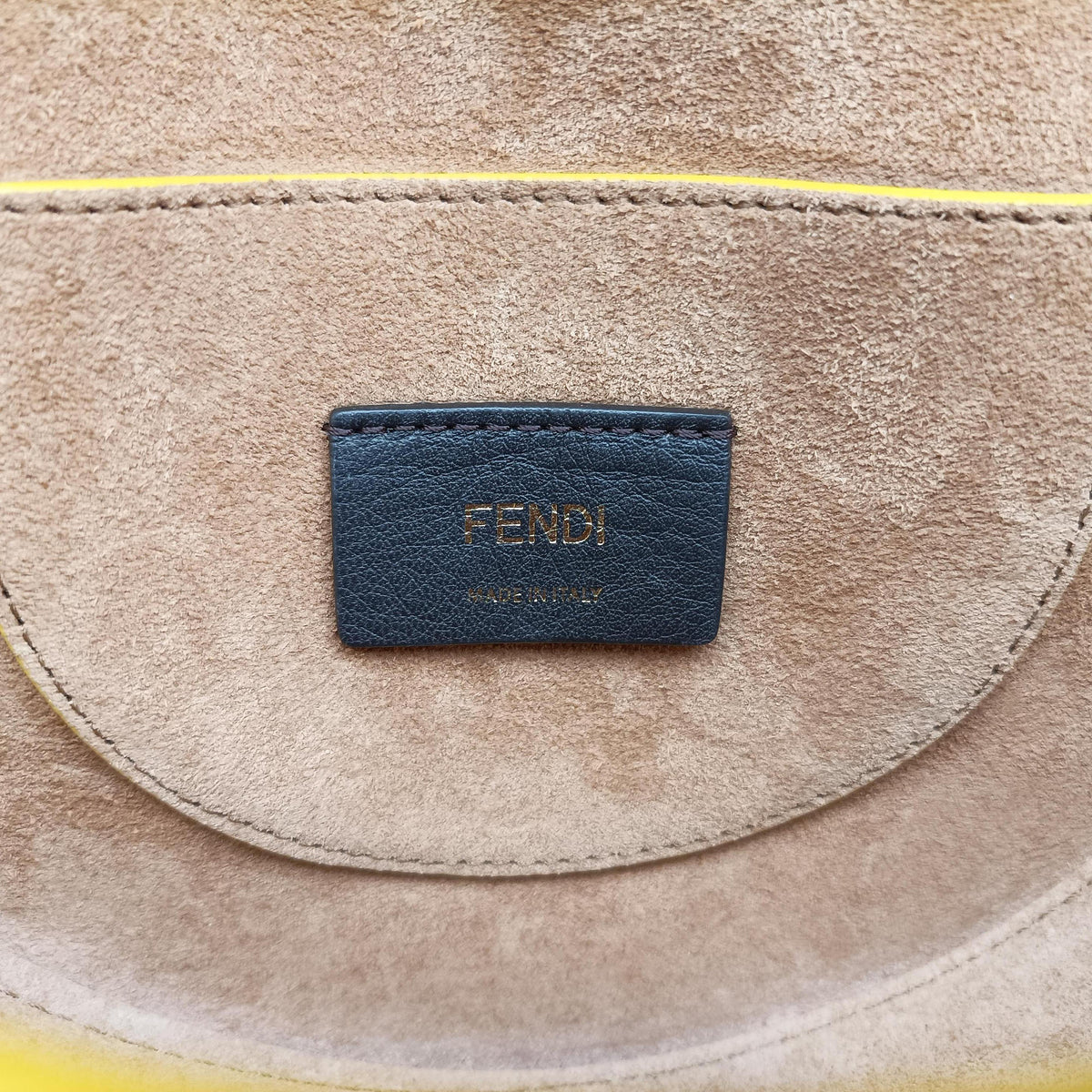 Secondhand Fendi Moonlight Yellow Leather 8BT346 shoulderbag | stylenewstar