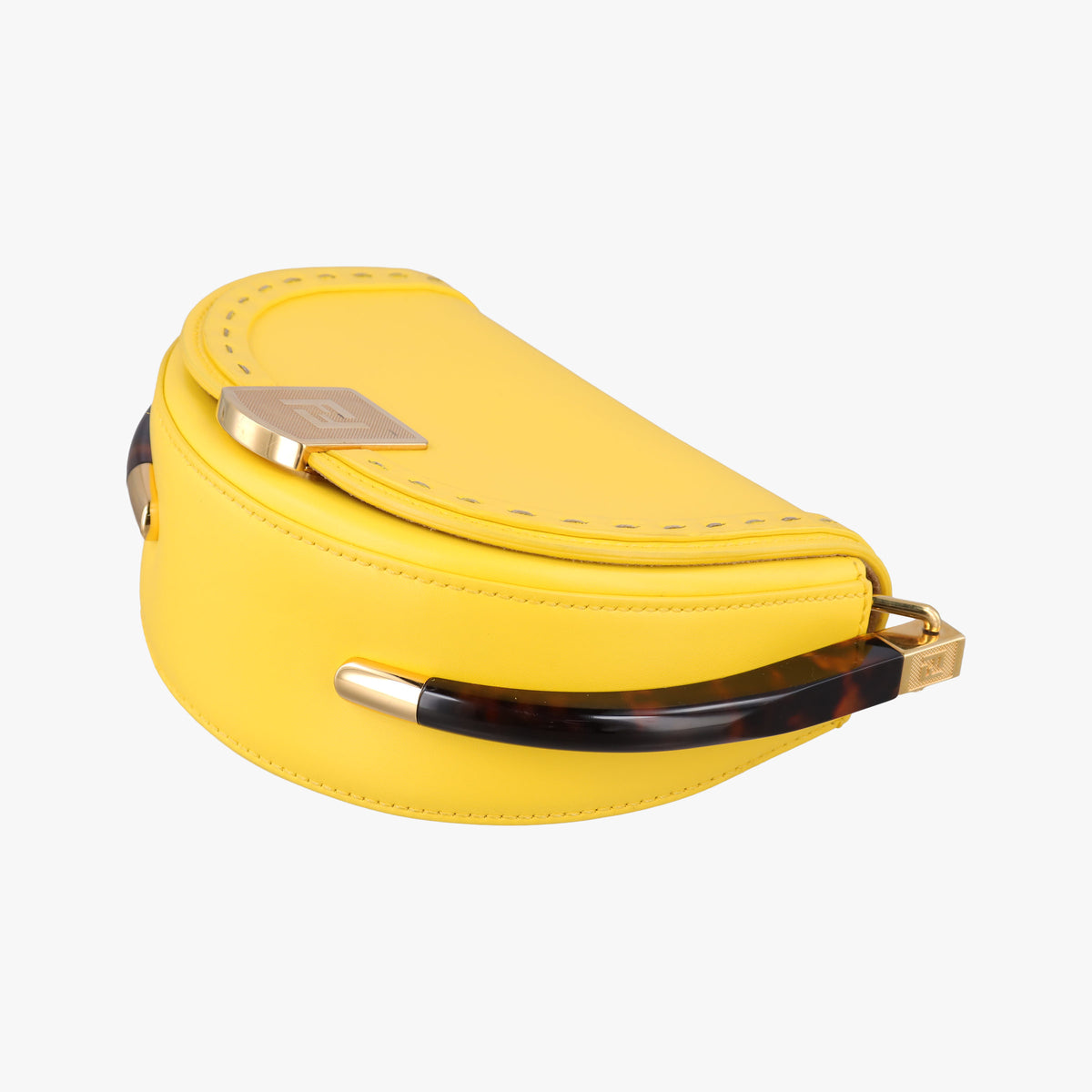 Secondhand Fendi Moonlight Yellow Leather 8BT346 shoulderbag | stylenewstar