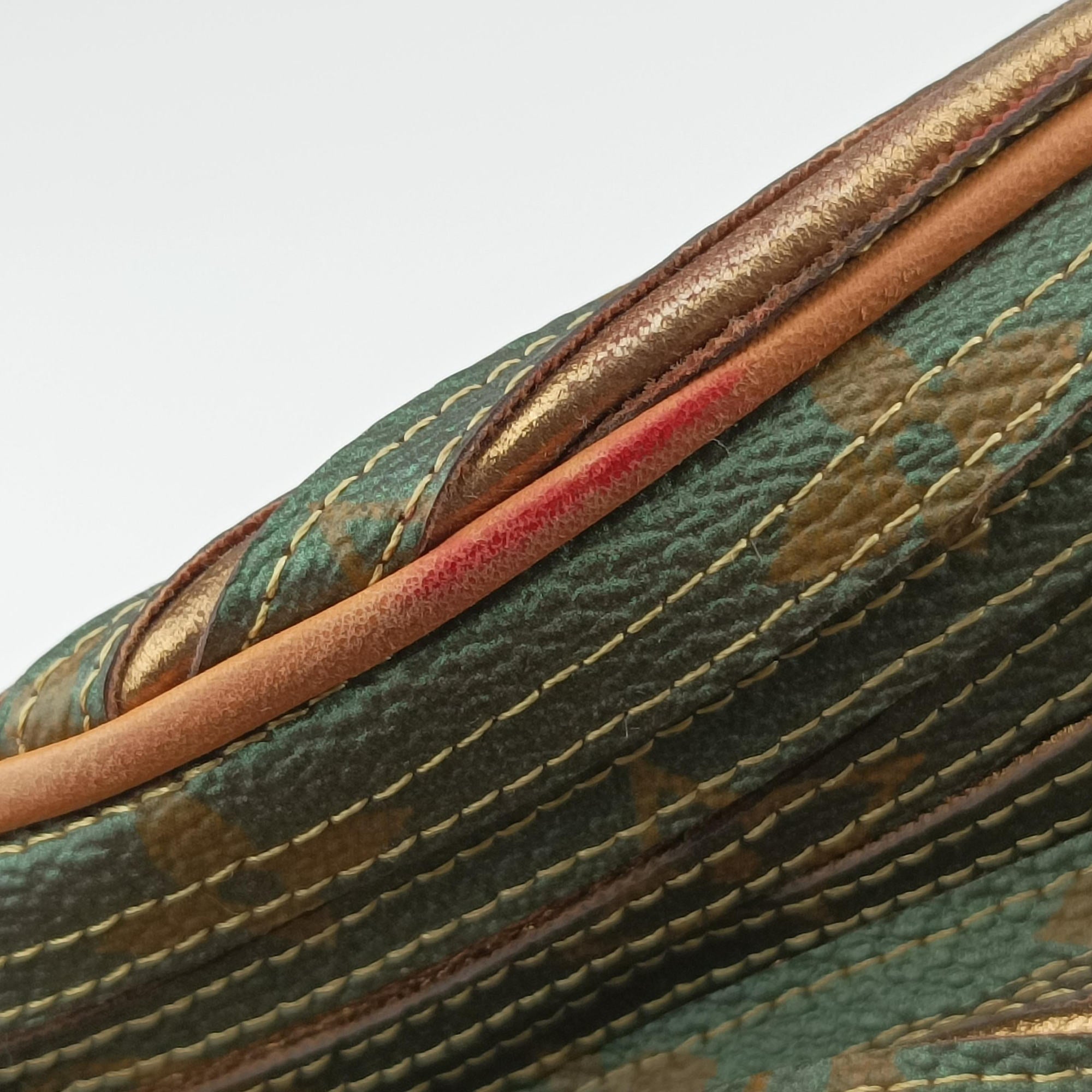 Pre-owned Louis Vuitton Neo Khaki×Green Monogram Eden M40356 shoulderbag | stylenewstar