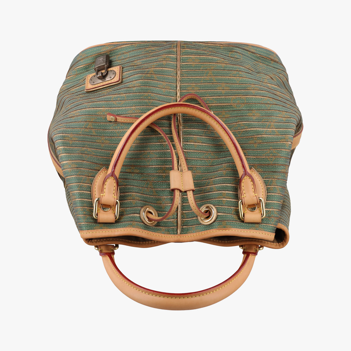 Pre-owned Louis Vuitton Neo Khaki×Green Monogram Eden M40356 shoulderbag | stylenewstar