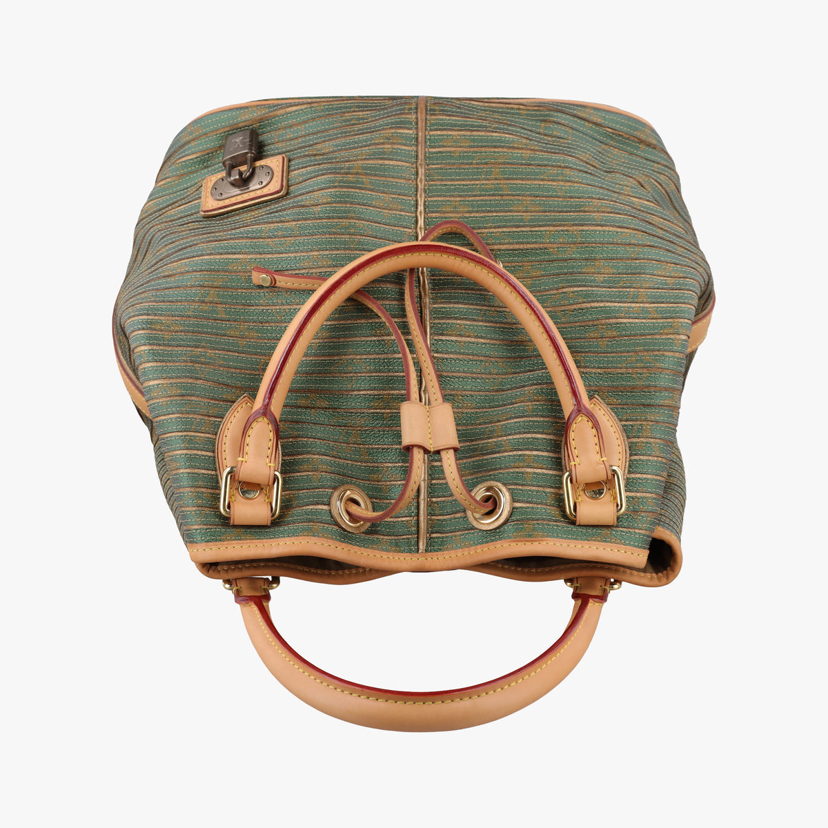Pre-owned Louis Vuitton Neo Khaki×Green Monogram Eden M40356 shoulderbag | stylenewstar