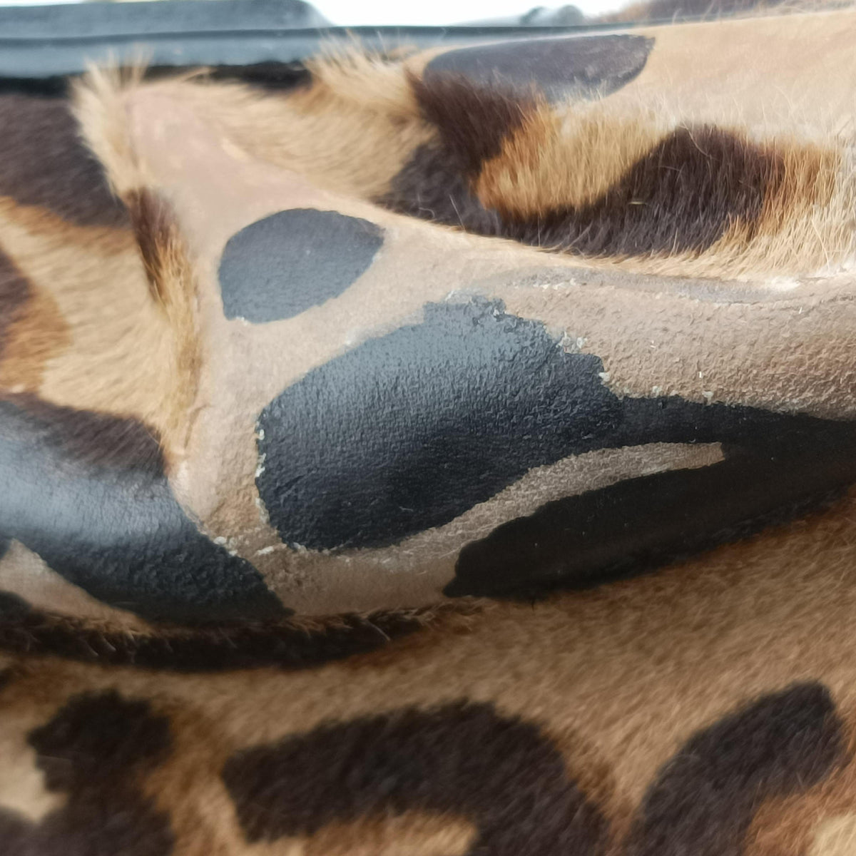 Vintage Louis Vuitton Leopard Polly Monogram Leopard Python leather×pony M95282 shoulderbag | stylenewstar