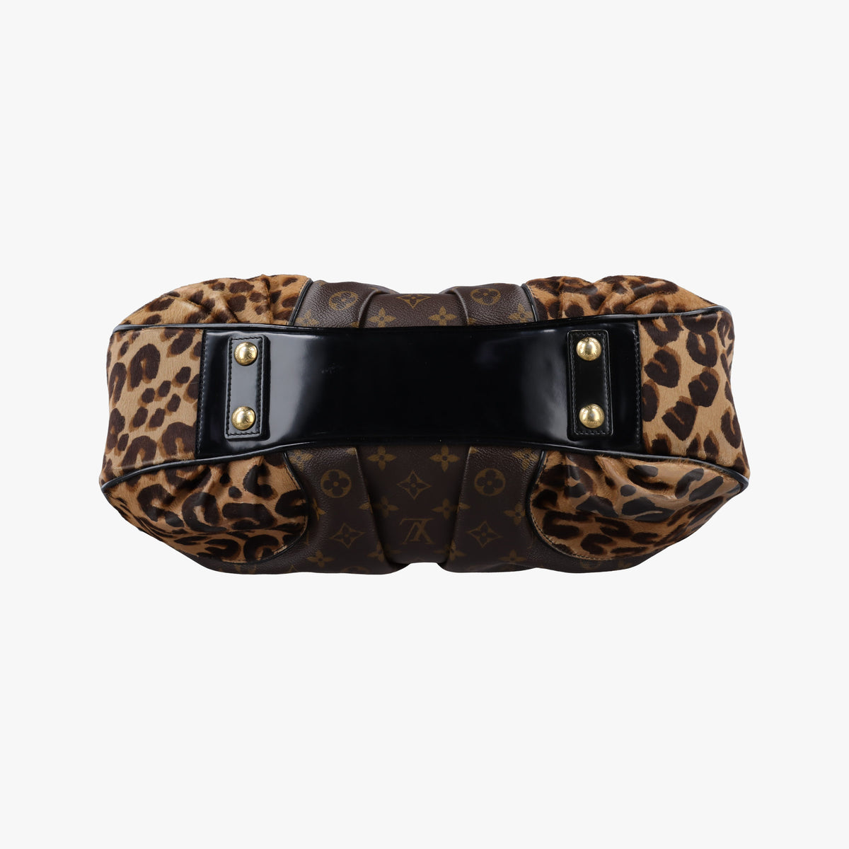 Vintage Louis Vuitton Leopard Polly Monogram Leopard Python leather×pony M95282 shoulderbag | stylenewstar