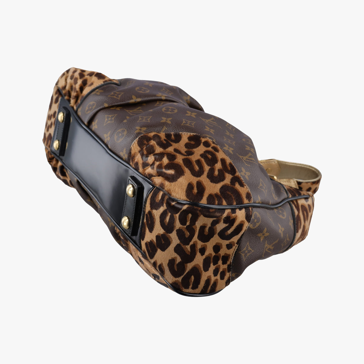 Vintage Louis Vuitton Leopard Polly Monogram Leopard Python leather×pony M95282 shoulderbag | stylenewstar