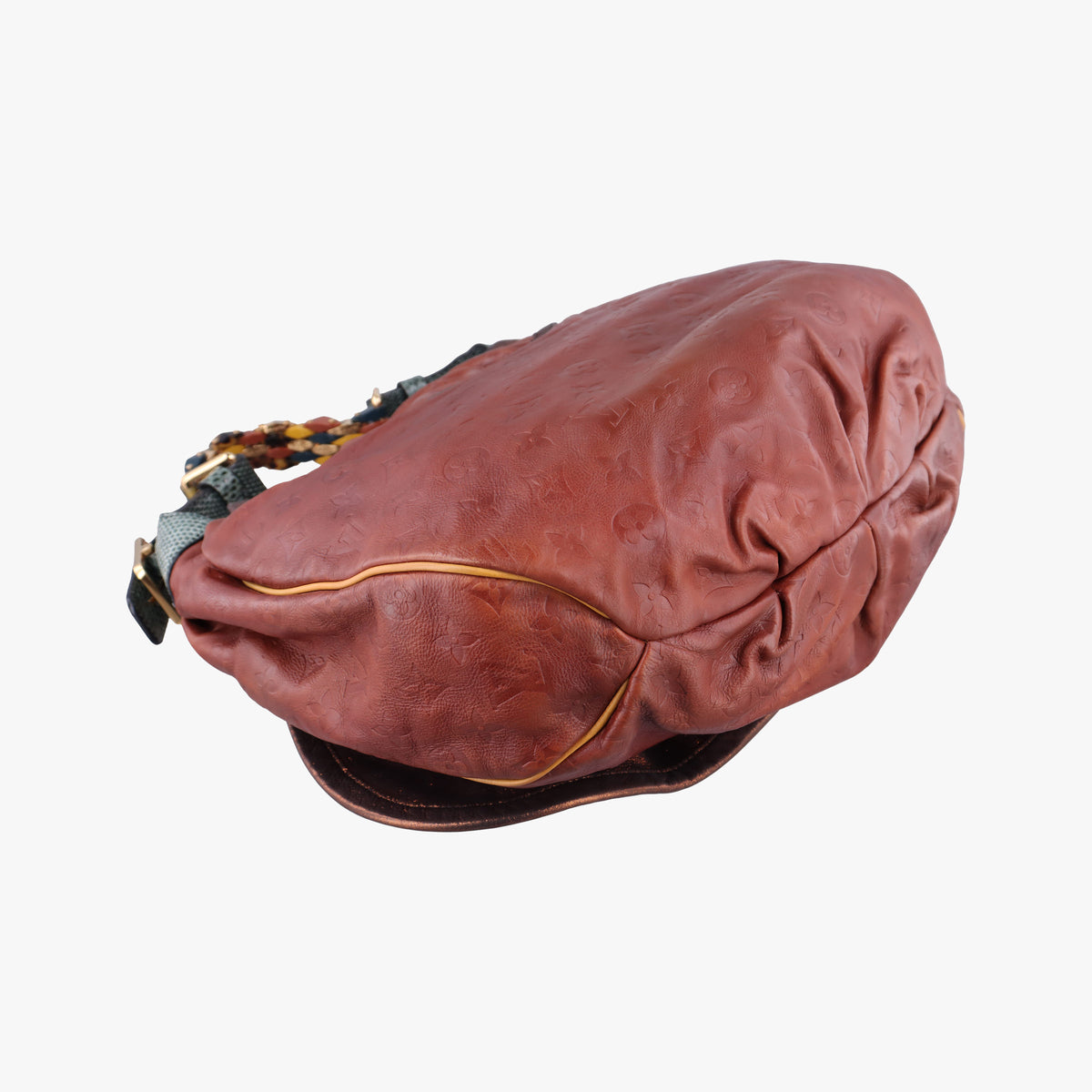 Pre-owned Louis Vuitton Kalahari GM Brown Monogram Epice ×Python M97002 shoulderbag | stylenewstar