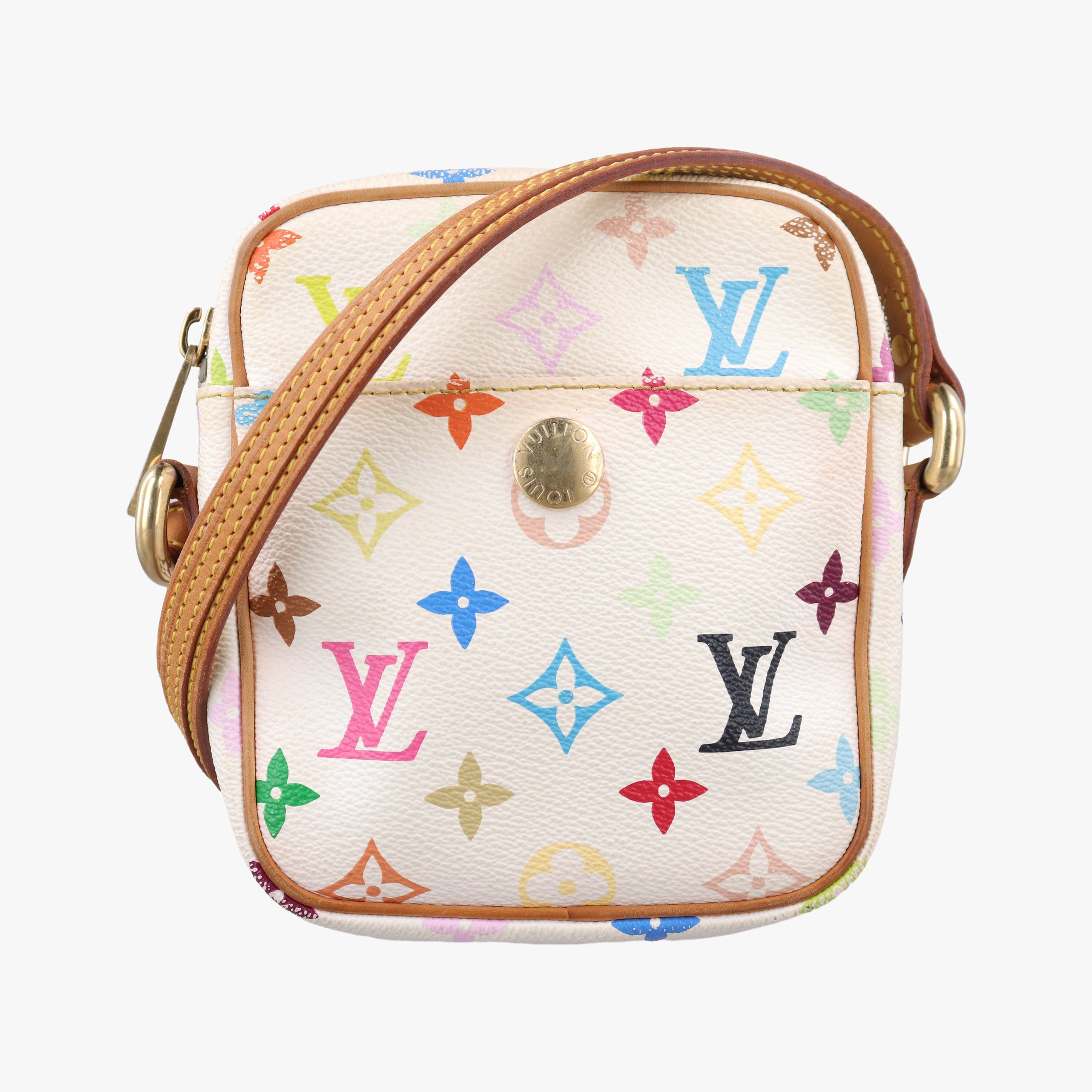 Pre-owned Louis Vuitton RIFT White Monogram Multicolor M40055 shoulderbag | stylenewstar