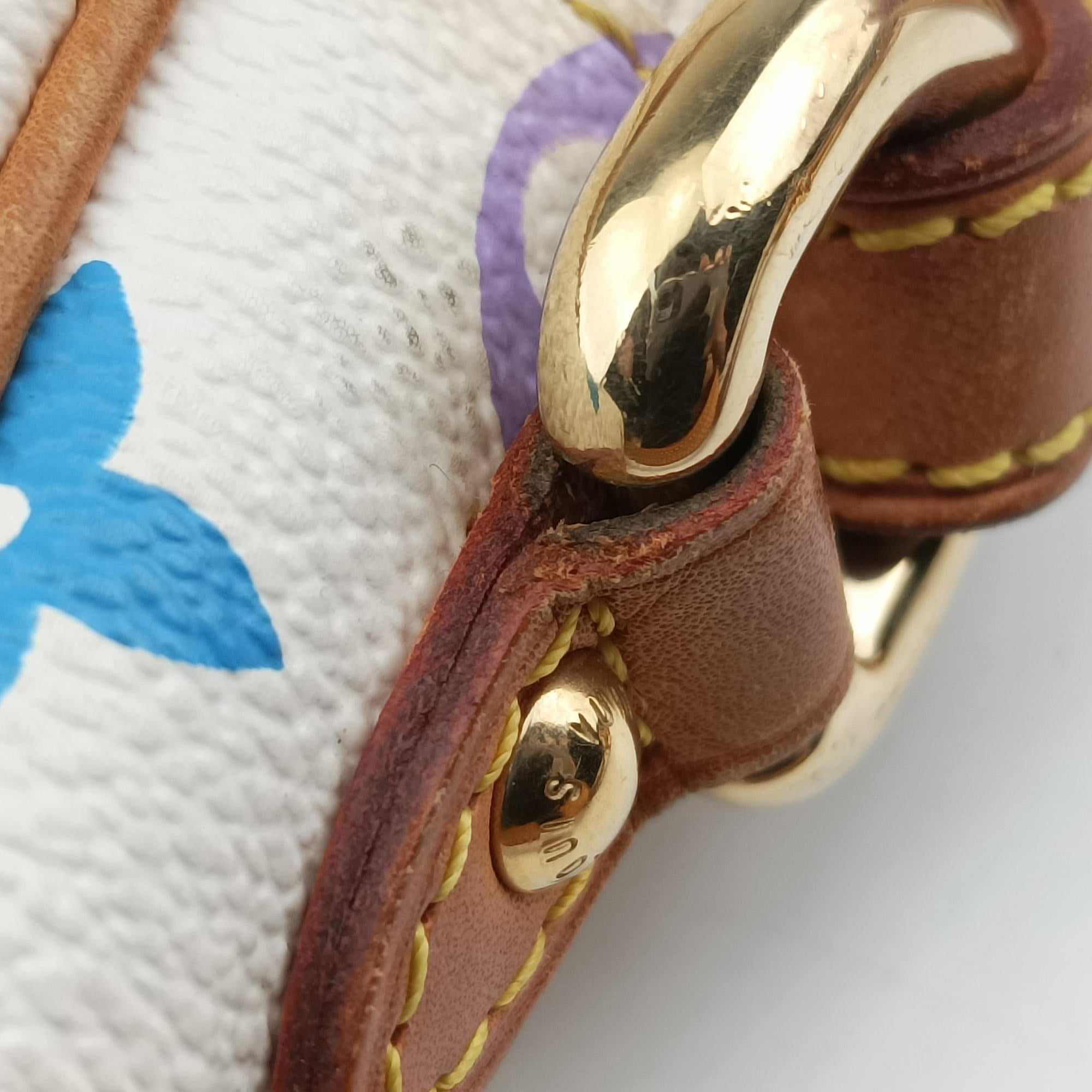 Pre-owned Louis Vuitton RIFT White Monogram Multicolor M40055 shoulderbag | stylenewstar