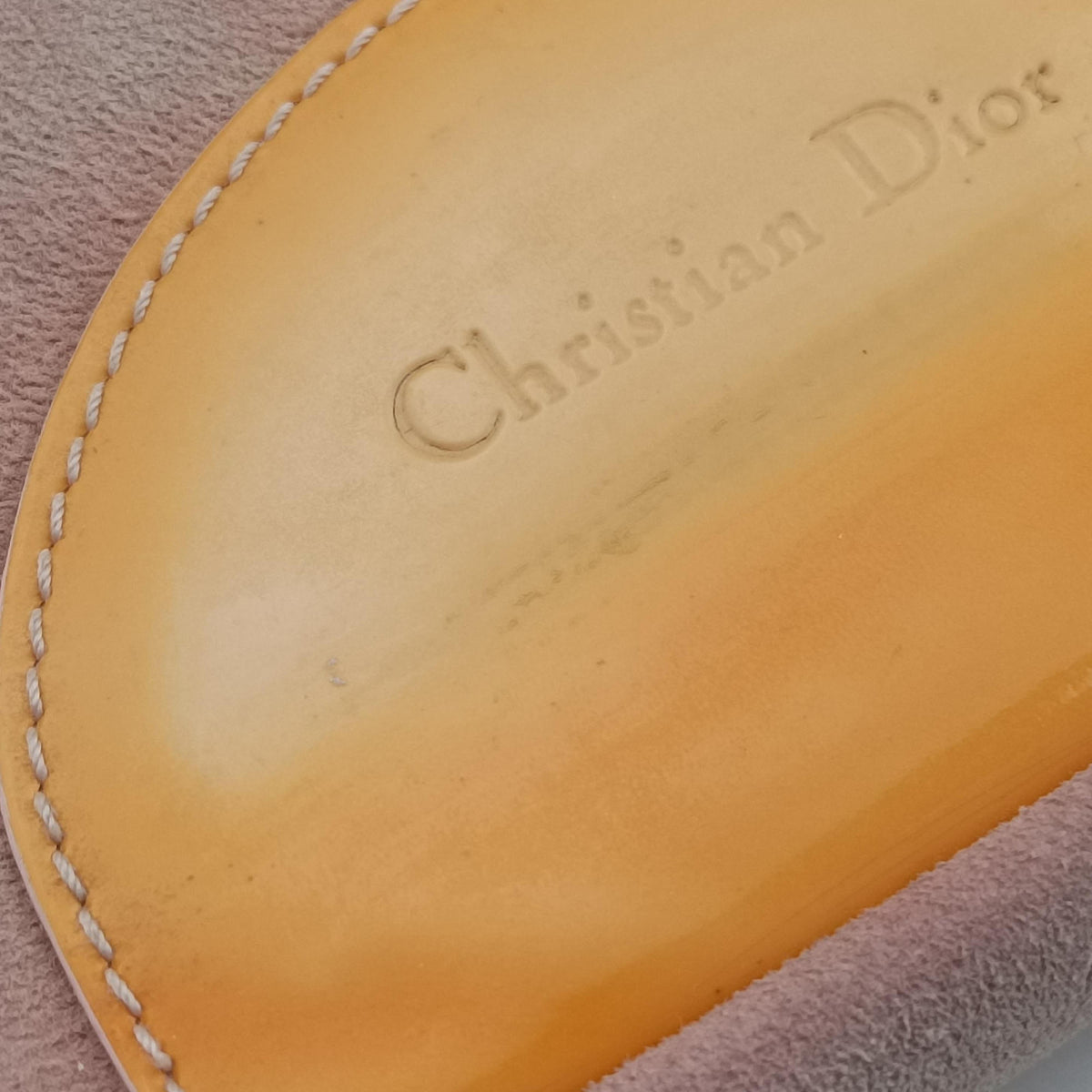 Secondhand Christian Dior Marispearl Pink Suede  shoulderbag | stylenewstar