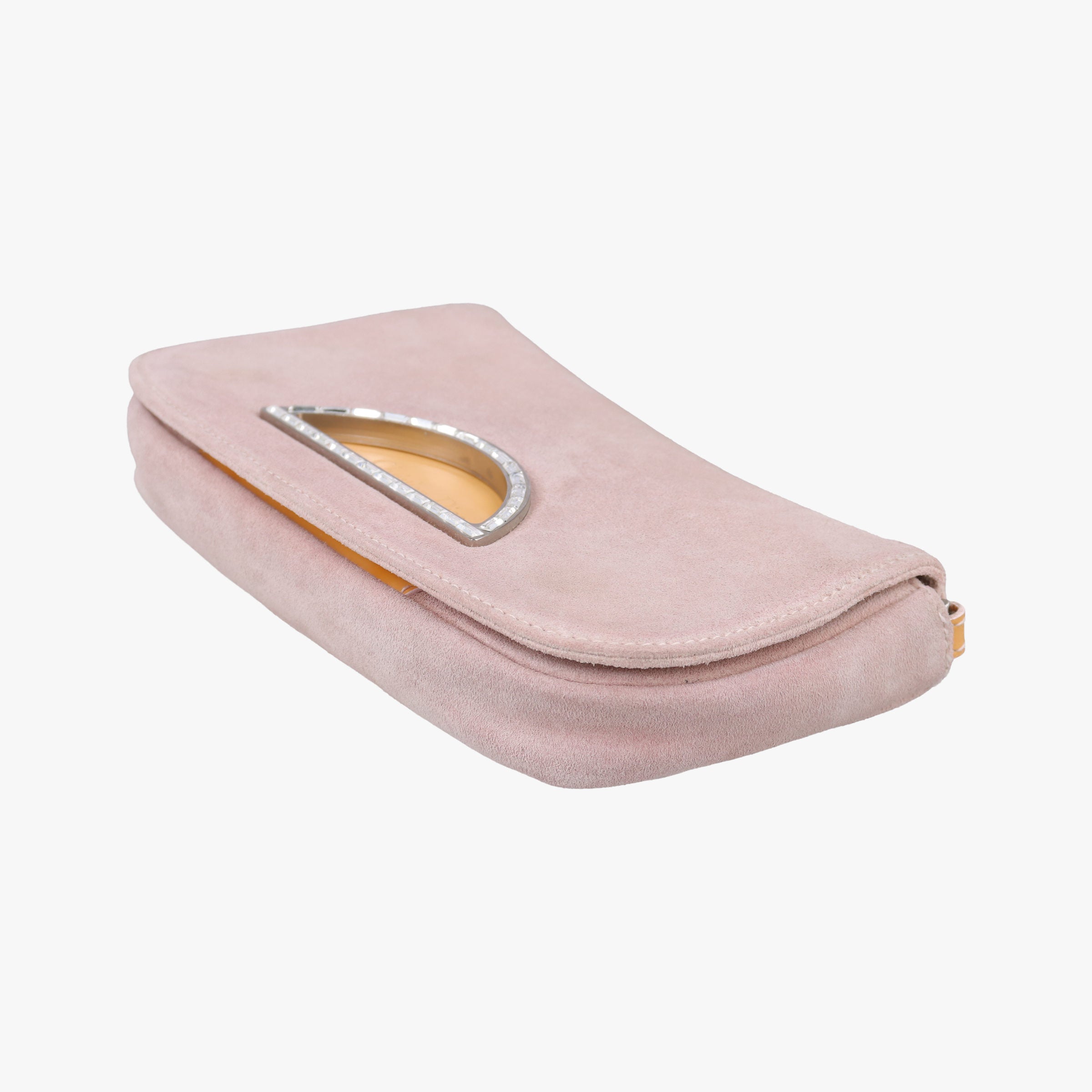 Secondhand Christian Dior Marispearl Pink Suede  shoulderbag | stylenewstar