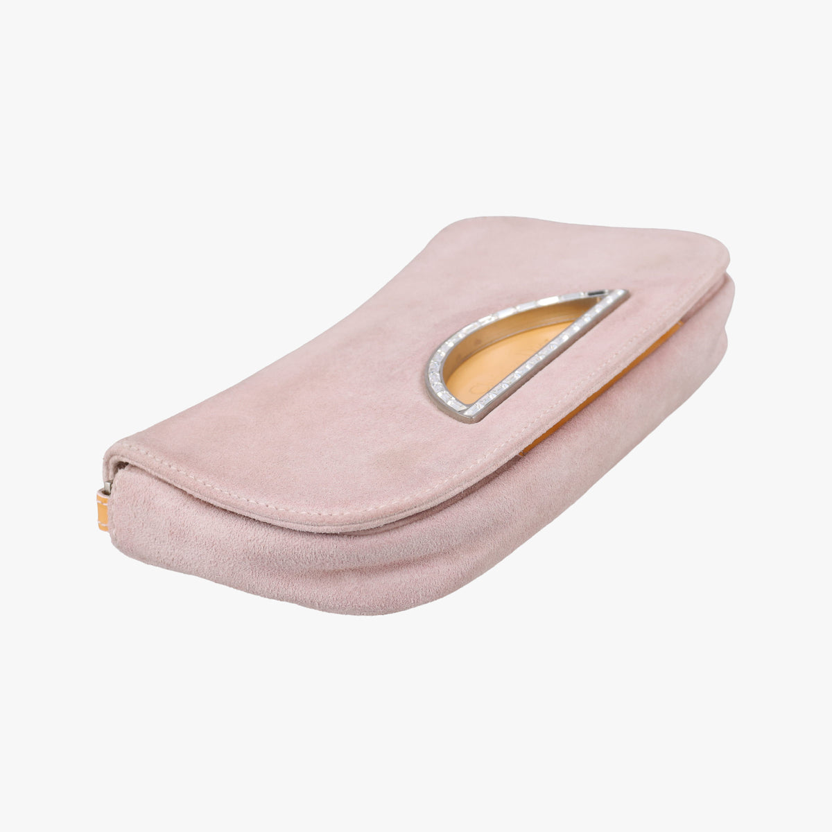 Secondhand Christian Dior Marispearl Pink Suede  shoulderbag | stylenewstar