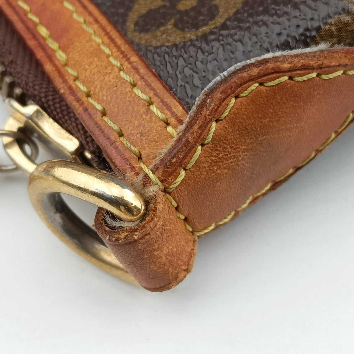 Pre-owned Louis Vuitton PALERMO PM brown Monogram Canvas M40145 shoulderbag | stylenewstar