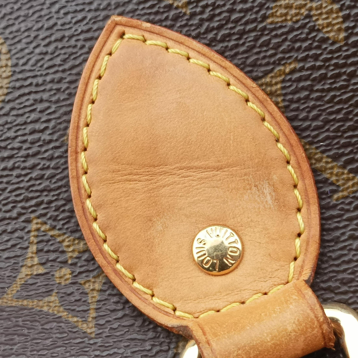 Pre-owned Louis Vuitton PALERMO PM brown Monogram Canvas M40145 shoulderbag | stylenewstar