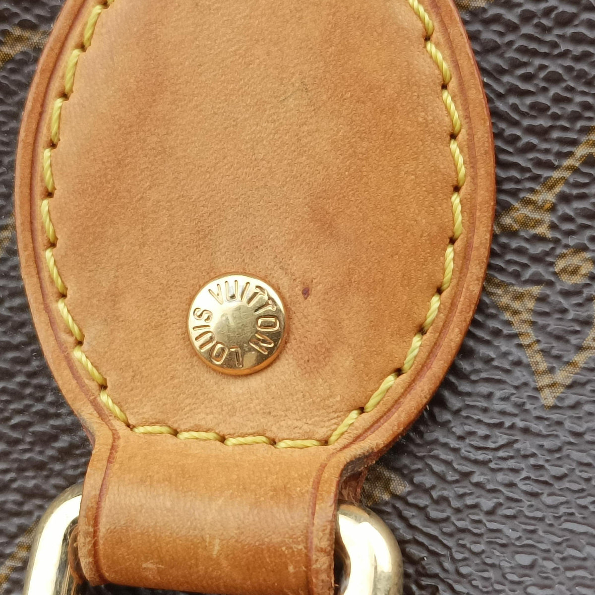 Pre-owned Louis Vuitton PALERMO PM brown Monogram Canvas M40145 shoulderbag | stylenewstar