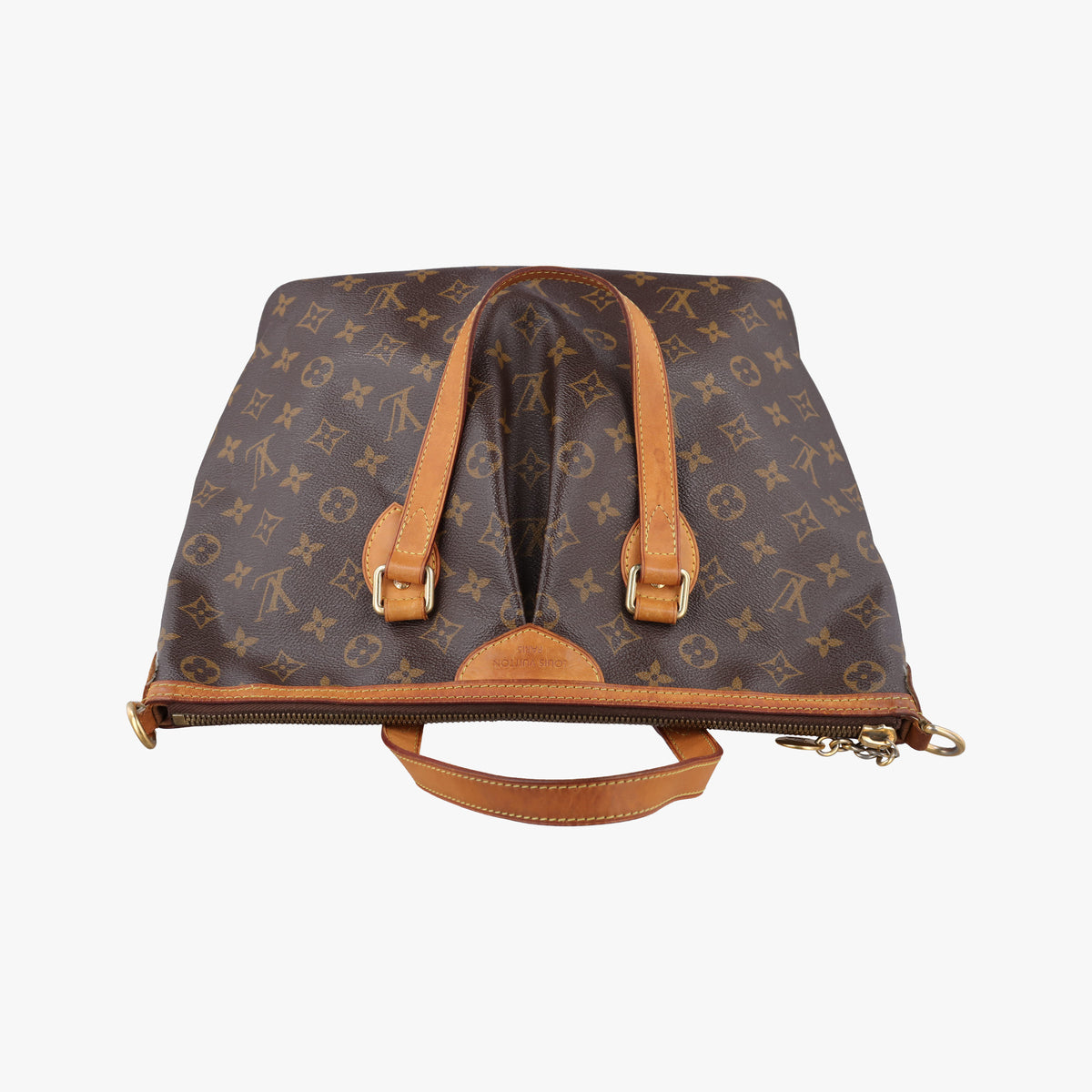 Pre-owned Louis Vuitton PALERMO PM brown Monogram Canvas M40145 shoulderbag | stylenewstar