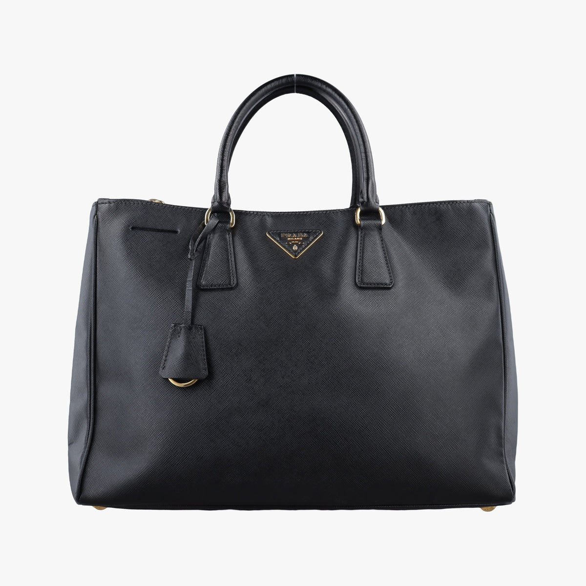 Pre-owned Prada Galleria Black SAFFIANO Leather BN2274 handbag | stylenewstar
