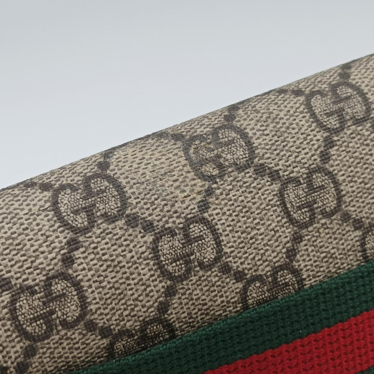 Vintage Gucci NEO VINTAGE GG Supreme beige×Brown PVC coated canvas×Leather 493930 bum bag/waist bag | stylenewstar