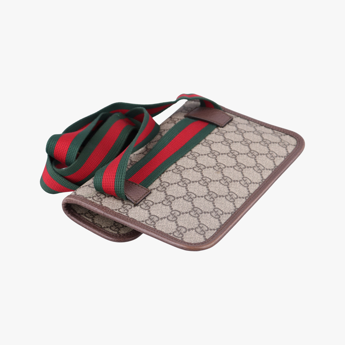 Vintage Gucci NEO VINTAGE GG Supreme beige×Brown PVC coated canvas×Leather 493930 bum bag/waist bag | stylenewstar