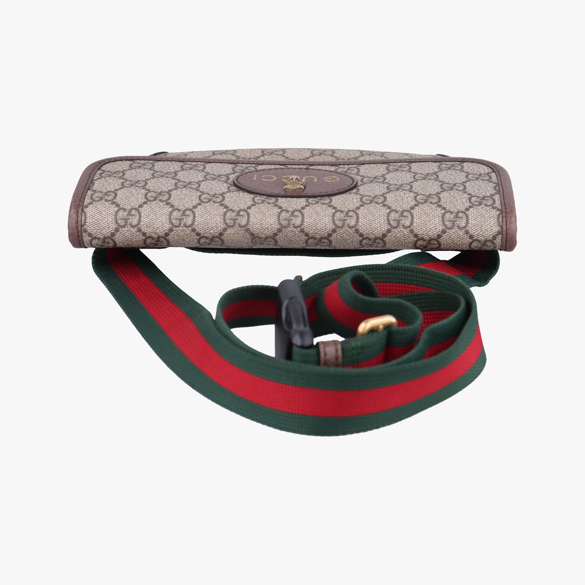 Vintage Gucci NEO VINTAGE GG Supreme beige×Brown PVC coated canvas×Leather 493930 bum bag/waist bag | stylenewstar