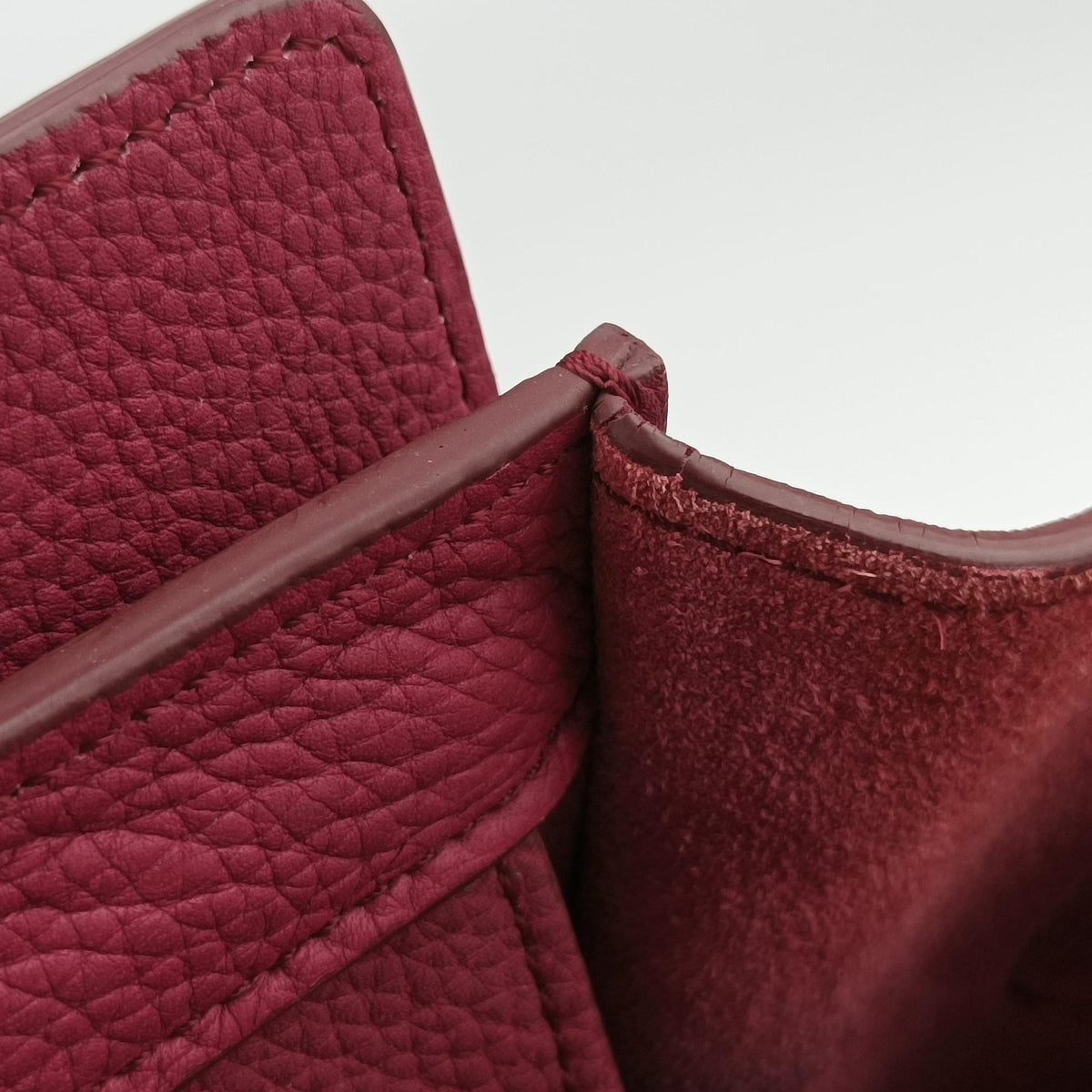 Secondhand Celine Luggage Micro shopper raspberry Leather  handbag | stylenewstar