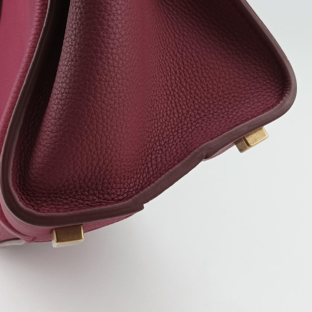 Secondhand Celine Luggage Micro shopper raspberry Leather  handbag | stylenewstar