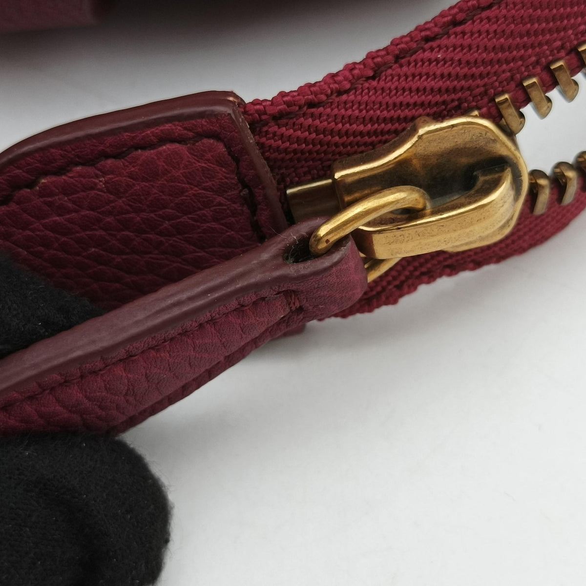 Secondhand Celine Luggage Micro shopper raspberry Leather  handbag | stylenewstar