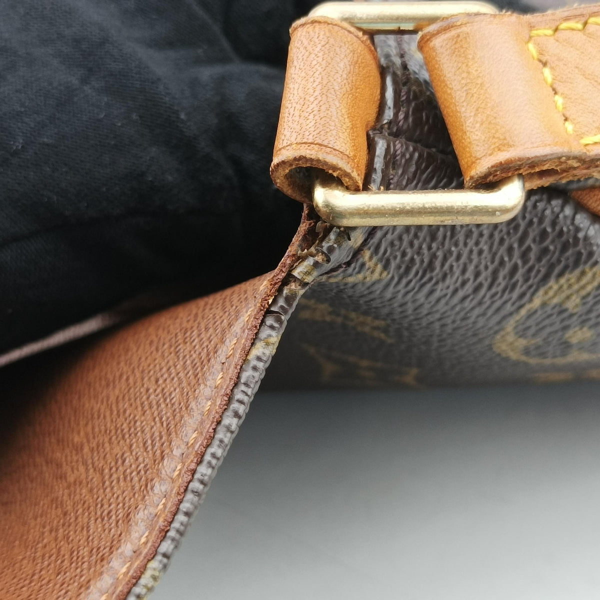 Pre-owned Louis Vuitton Musette Tango Brown Monogram Canvas M51388 shoulderbag | stylenewstar