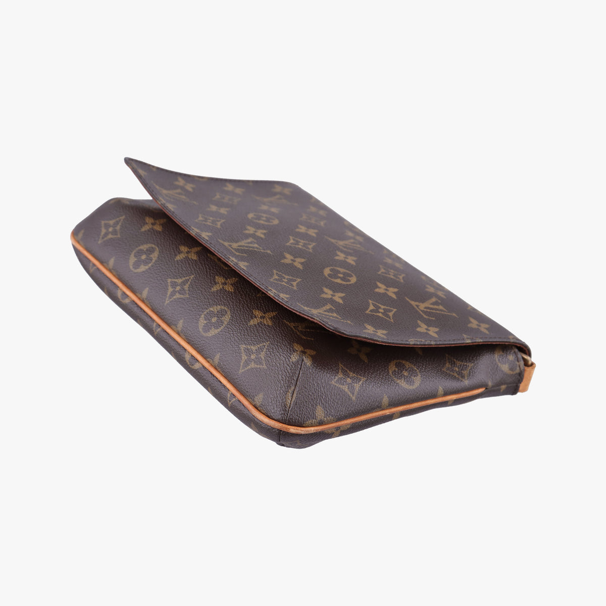 Pre-owned Louis Vuitton Musette Tango Brown Monogram Canvas M51388 shoulderbag | stylenewstar