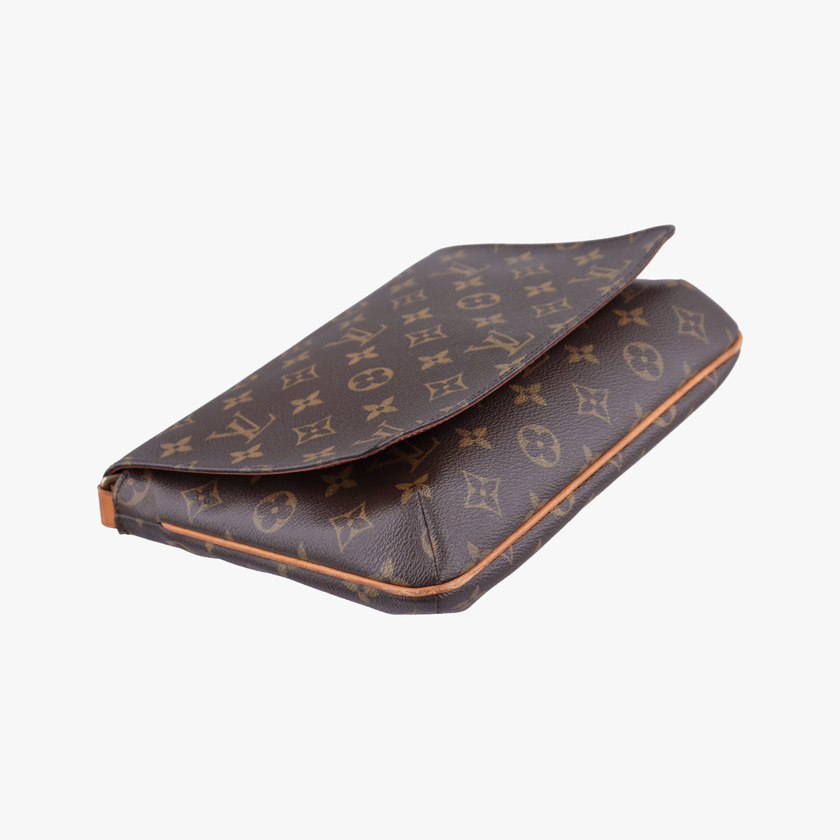 Pre-owned Louis Vuitton Musette Tango Brown Monogram Canvas M51388 shoulderbag | stylenewstar