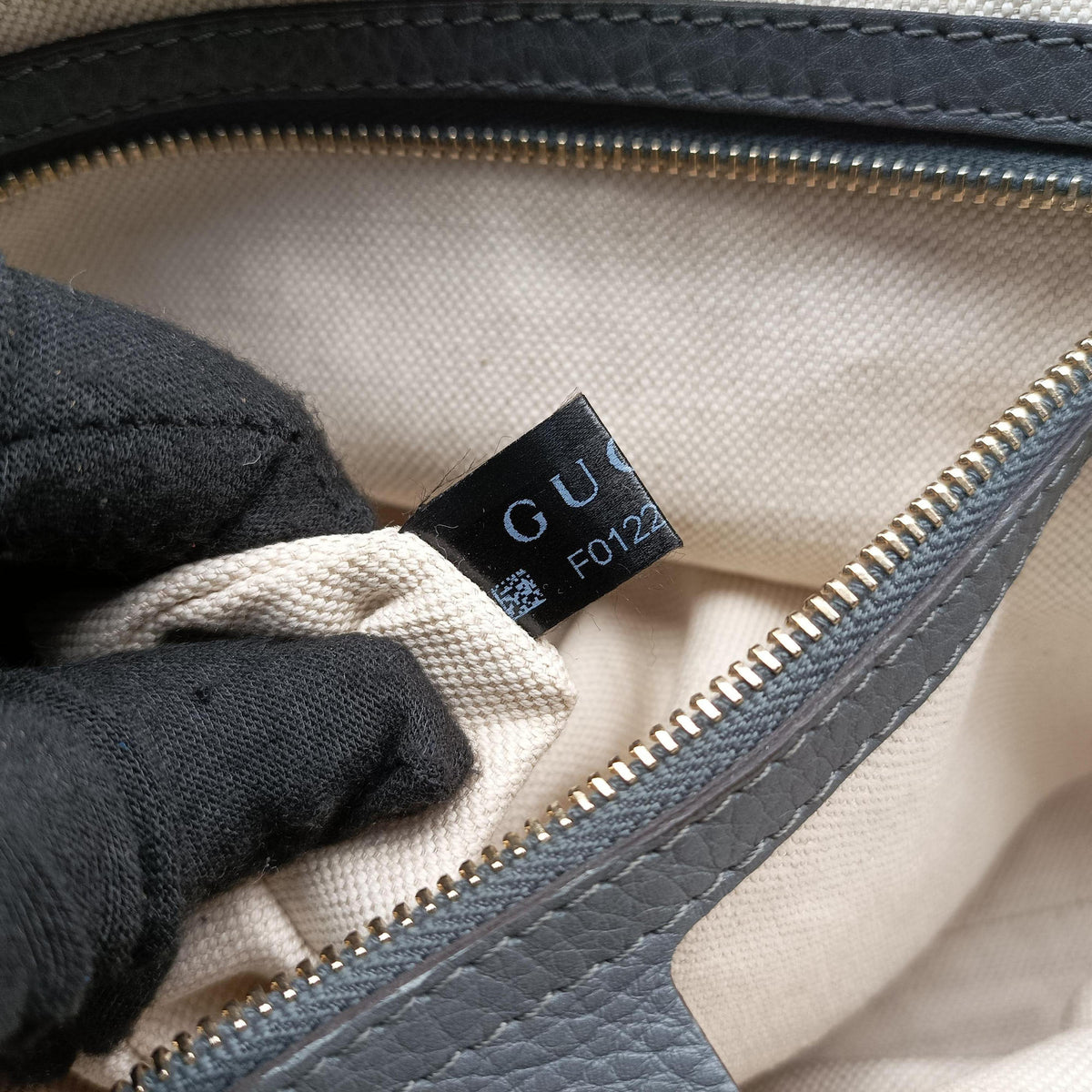 Pre-owned Gucci Bella Grey Leather 282301 shoulderbag | stylenewstar