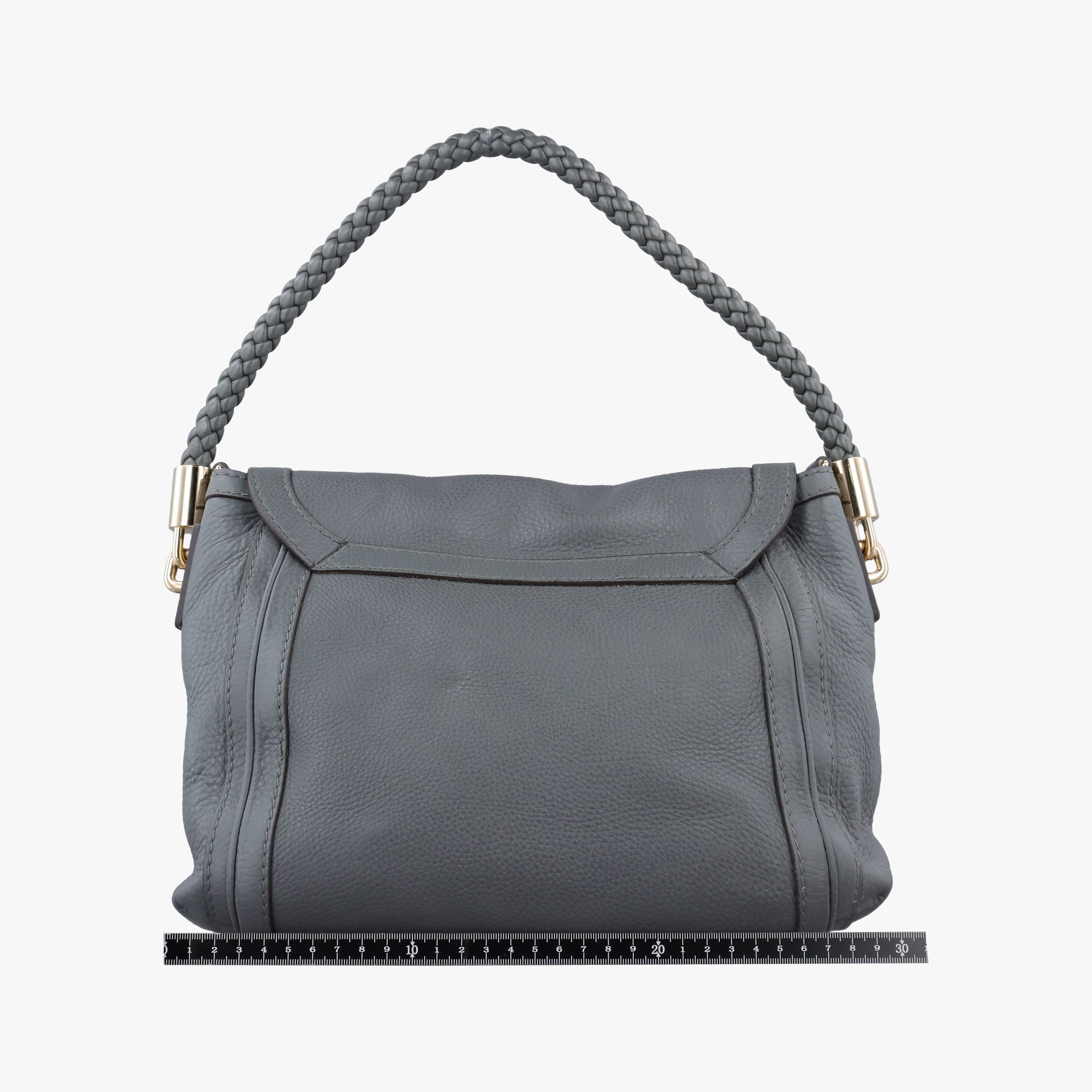 Pre-owned Gucci Bella Grey Leather 282301 shoulderbag | stylenewstar