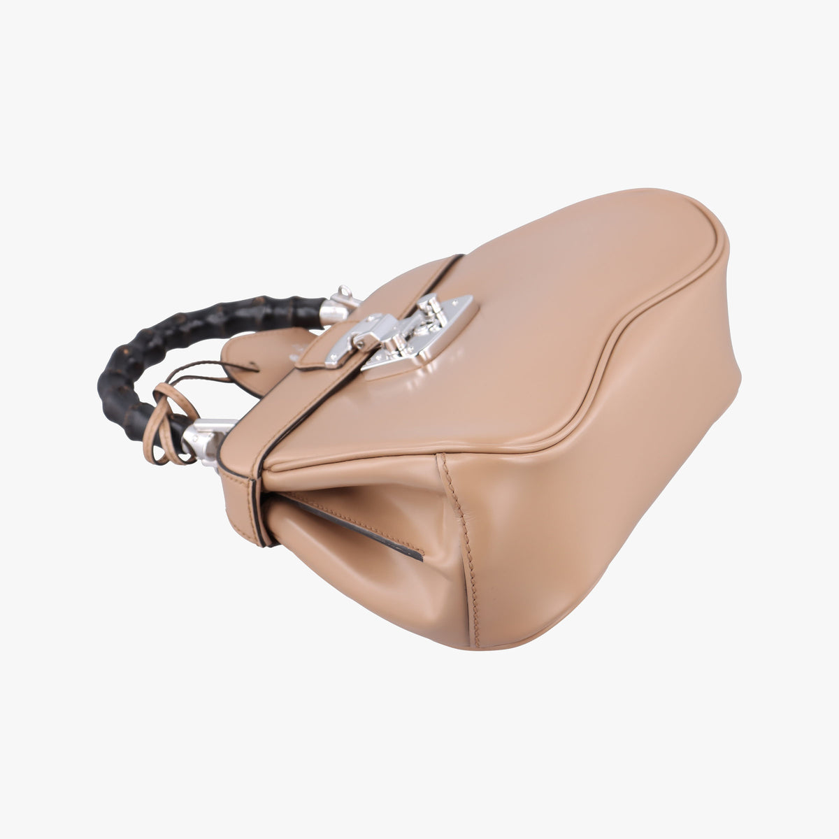 Pre-owned Gucci Bamboo Beige leather 353522 shoulderbag | stylenewstar
