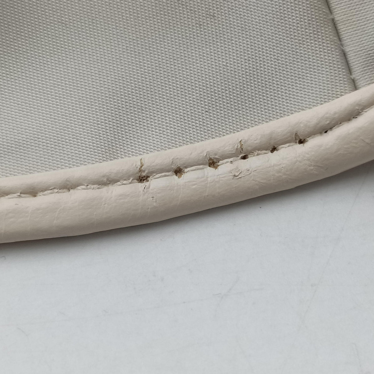 Pre-owned Christian Dior Romantique Trotter White×Gray PVC coated canvas  shoulderbag | stylenewstar
