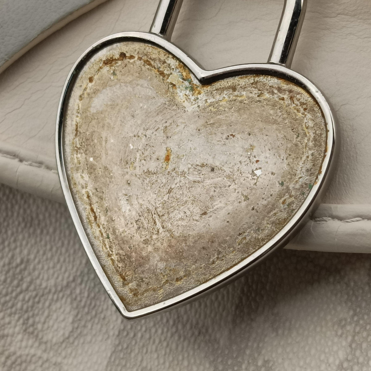 Pre-owned Christian Dior Romantique Trotter White×Gray PVC coated canvas  shoulderbag | stylenewstar