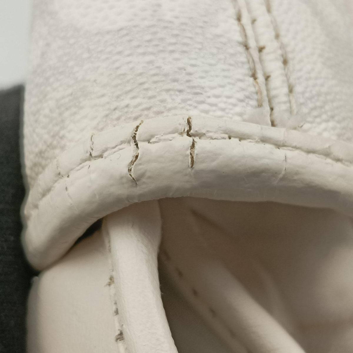 Pre-owned Christian Dior Romantique Trotter White×Gray PVC coated canvas  shoulderbag | stylenewstar
