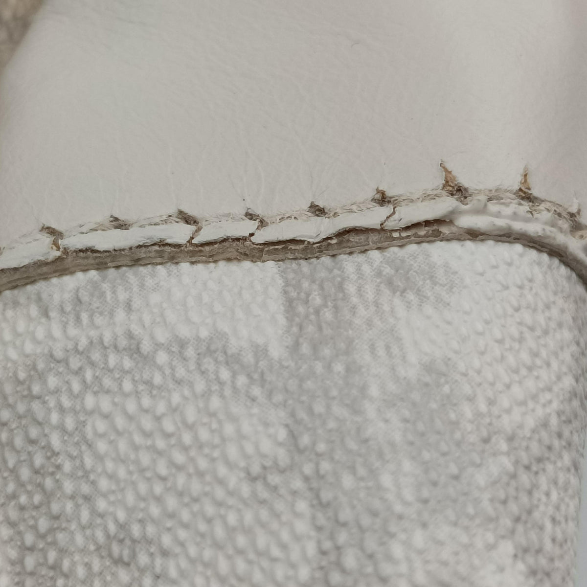 Pre-owned Christian Dior Romantique Trotter White×Gray PVC coated canvas  shoulderbag | stylenewstar