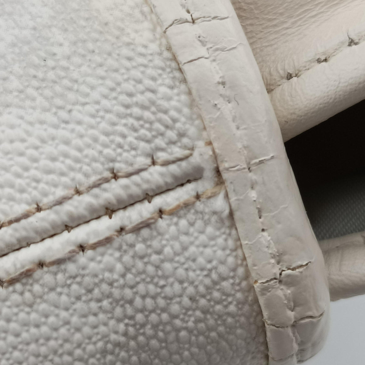 Pre-owned Christian Dior Romantique Trotter White×Gray PVC coated canvas  shoulderbag | stylenewstar