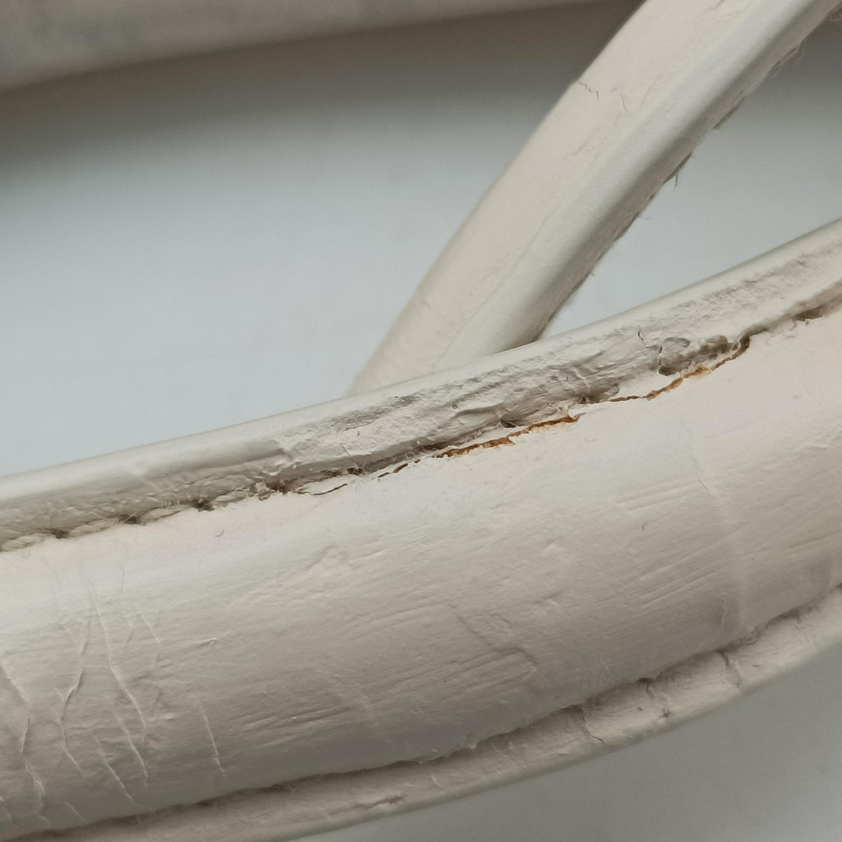 Pre-owned Christian Dior Romantique Trotter White×Gray PVC coated canvas  shoulderbag | stylenewstar