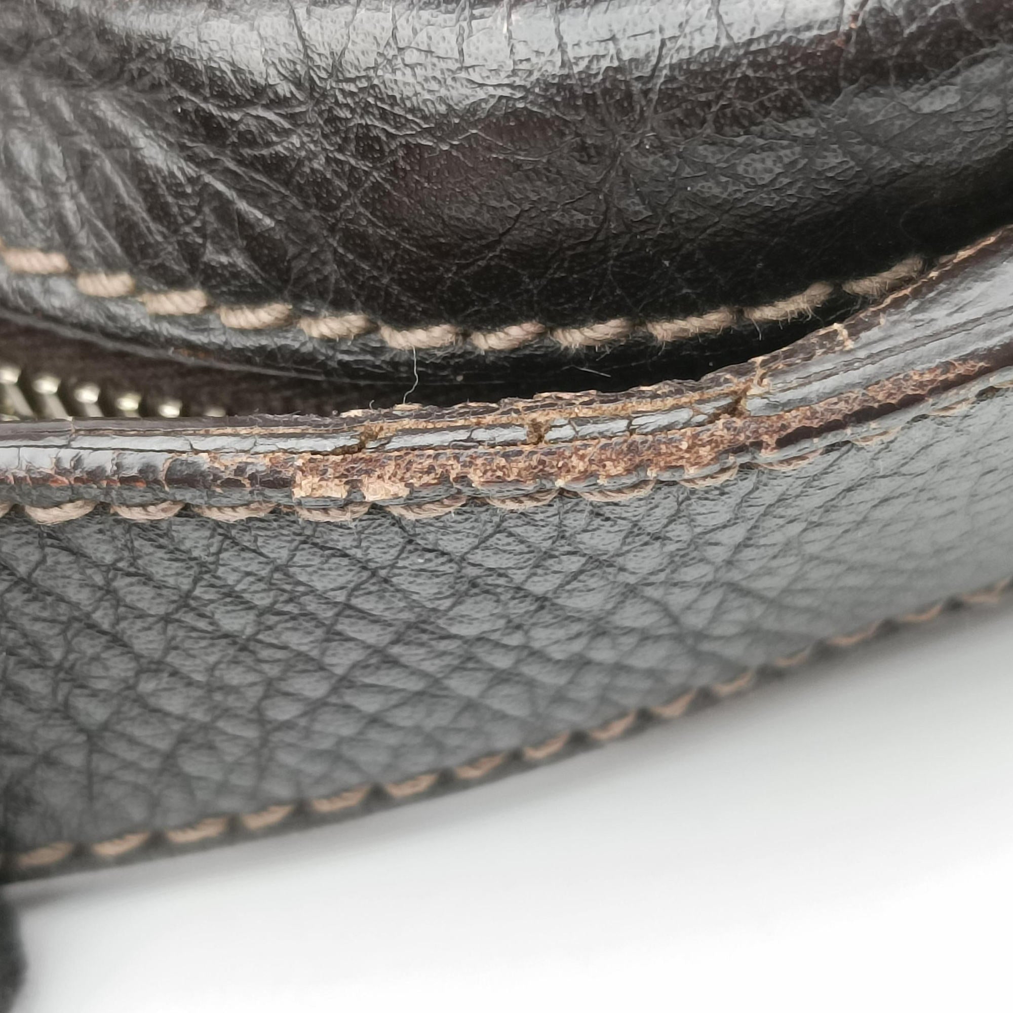 Secondhand Gucci Guccissima Messenger Brown leather 201448 shoulderbag | stylenewstar