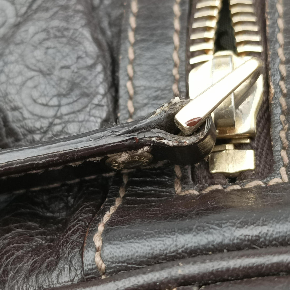 Secondhand Gucci Guccissima Messenger Brown leather 201448 shoulderbag | stylenewstar