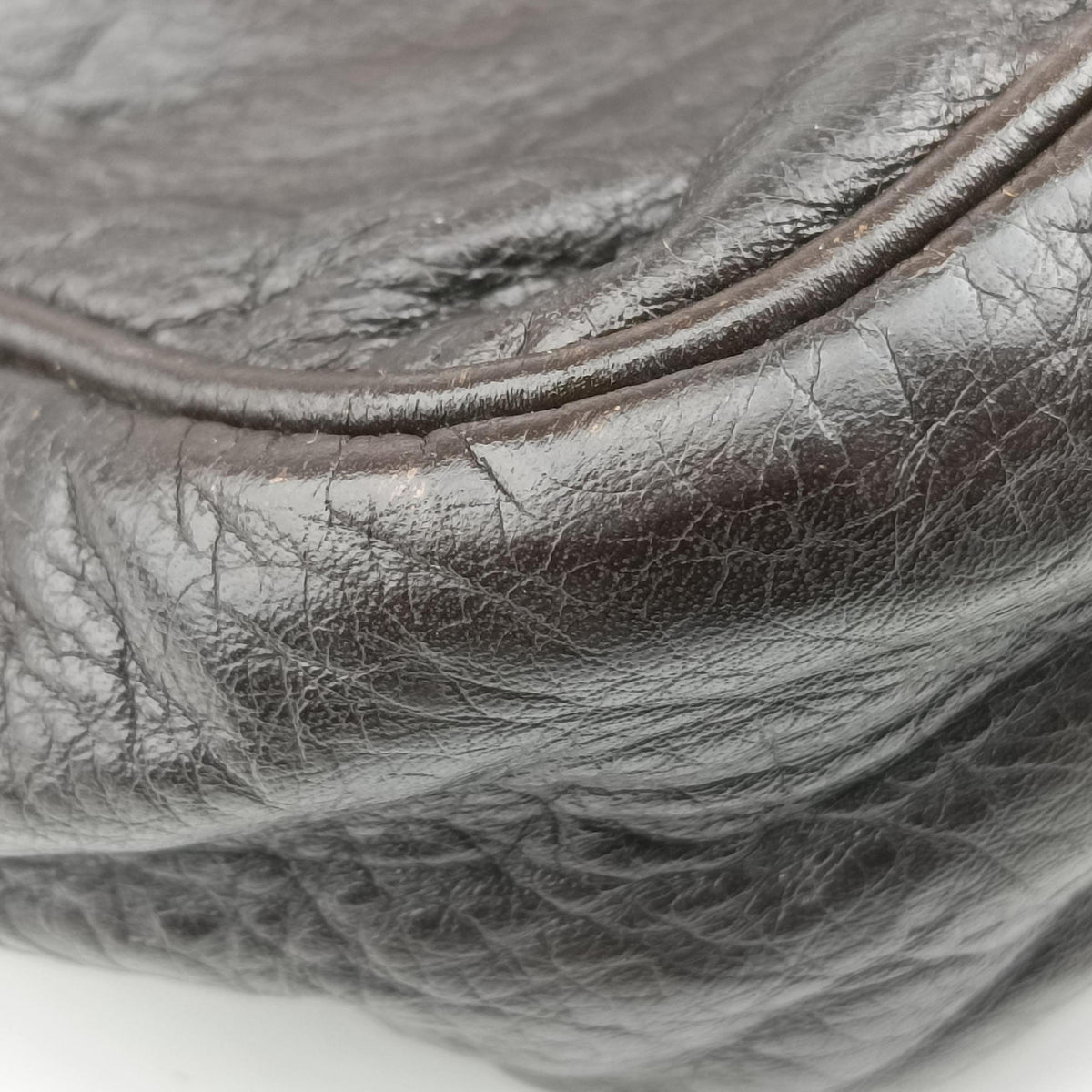 Secondhand Gucci Guccissima Messenger Brown leather 201448 shoulderbag | stylenewstar