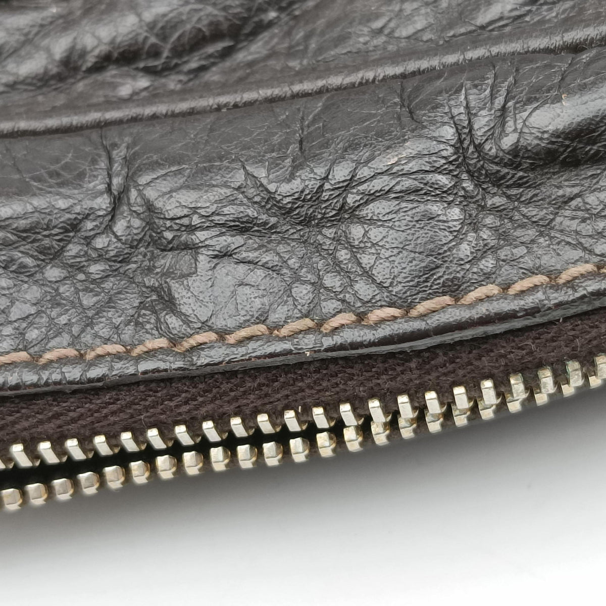 Secondhand Gucci Guccissima Messenger Brown leather 201448 shoulderbag | stylenewstar