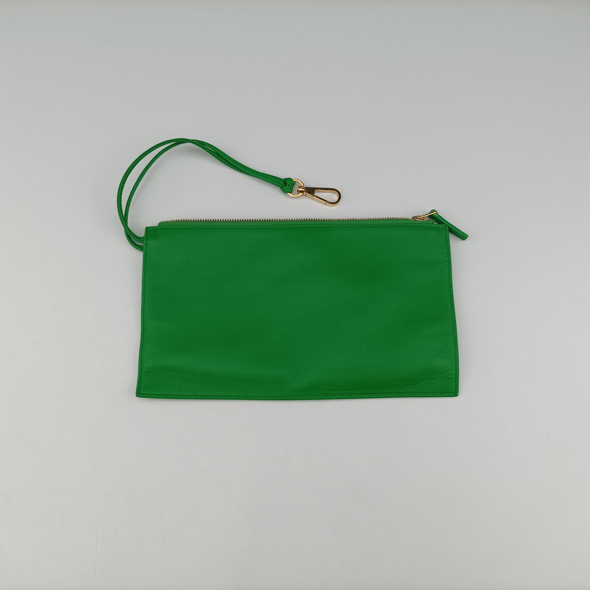 Vintage Bottega Veneta THE ARCO Tote Medium Green lambskin  handbag | stylenewstar