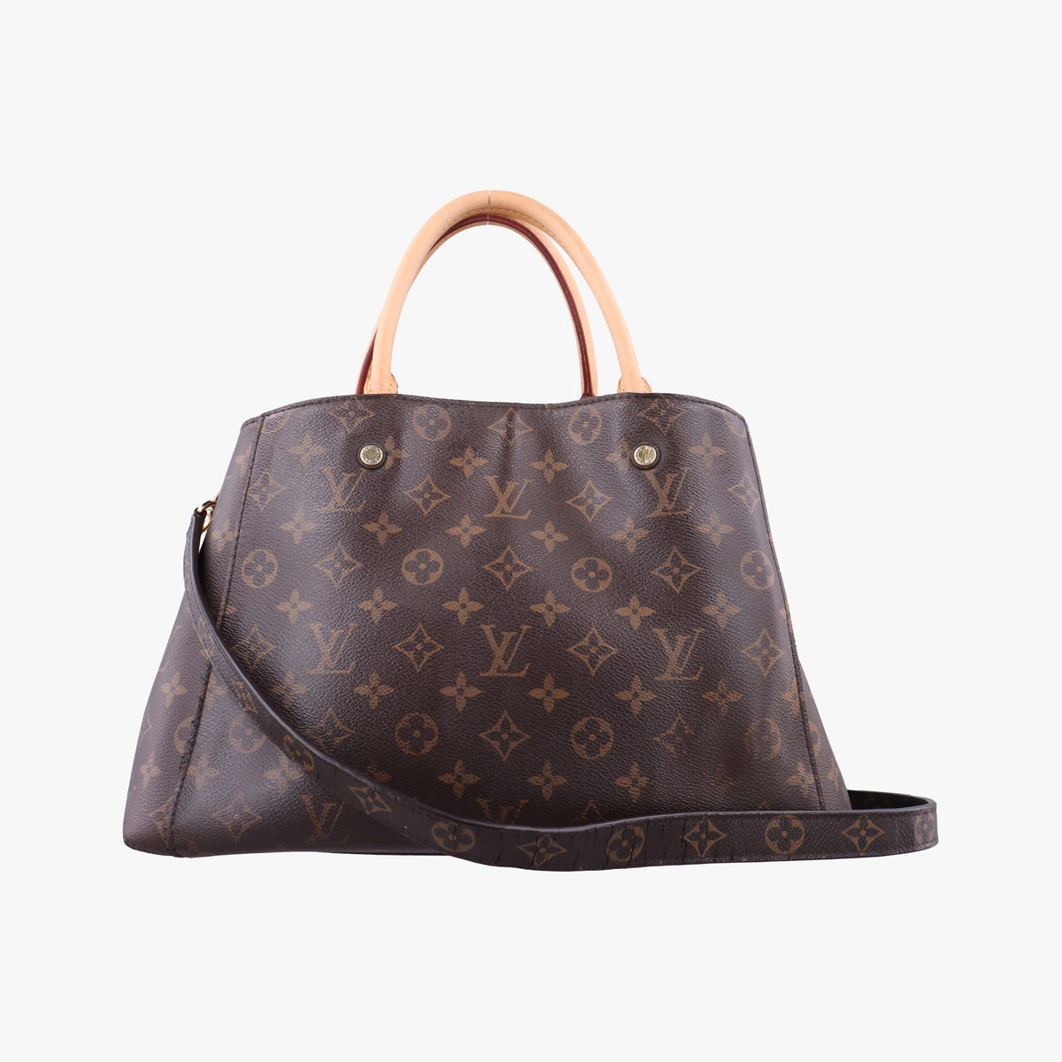 Pre-owned Louis Vuitton MONTAIGNE MM Brown Monogram Canvas M41056 shoulderbag | stylenewstar